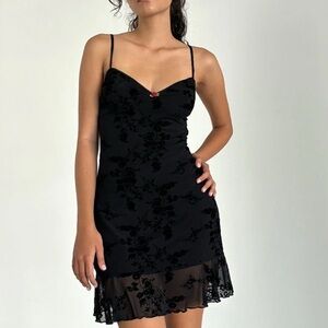BNWT Motel Rocks Black Botanical Lace Dress